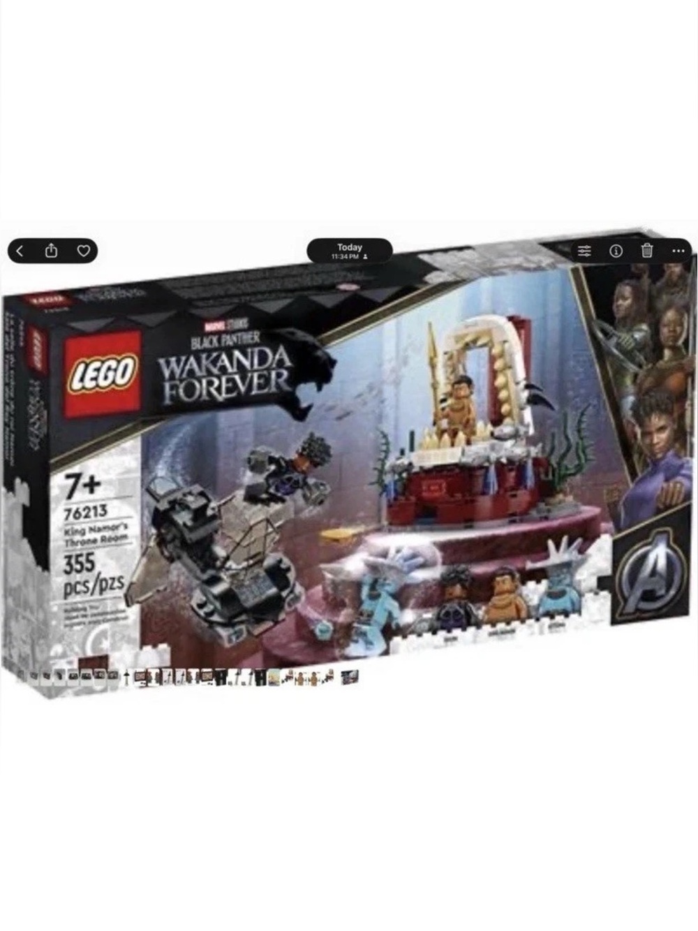 LEGO Marvel Black Panther Wakanda Forever 76214 New Sealed